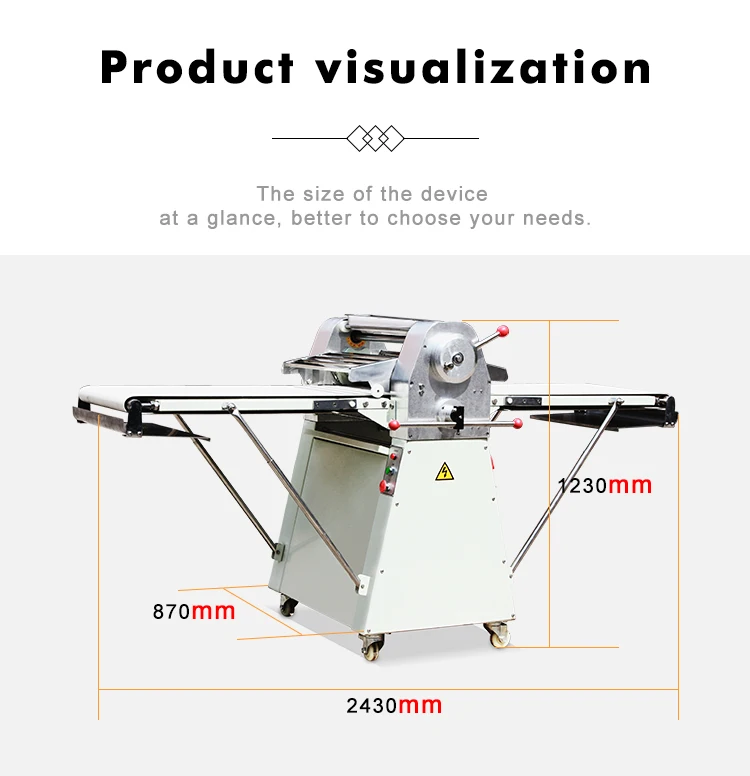 commercial hot sale automatic dough sheeter machine with CE