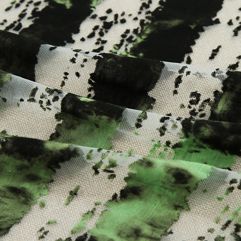 
Wholesale high quality black and white striped African clothing burnt fabric 