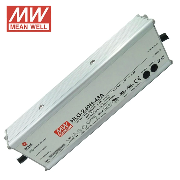 Светодиодный драйвер постоянного напряжения MEAN WELL HLG-480H-48AB 480W 48V AC/DC