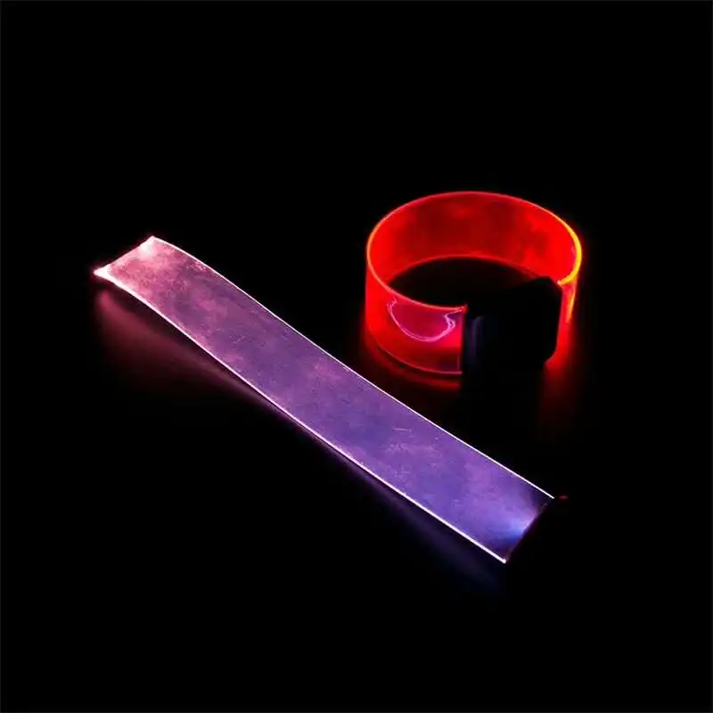 Wholesale Sound Sensor Control  LED Bracelet TPU Wristband Bangle For Party Favors