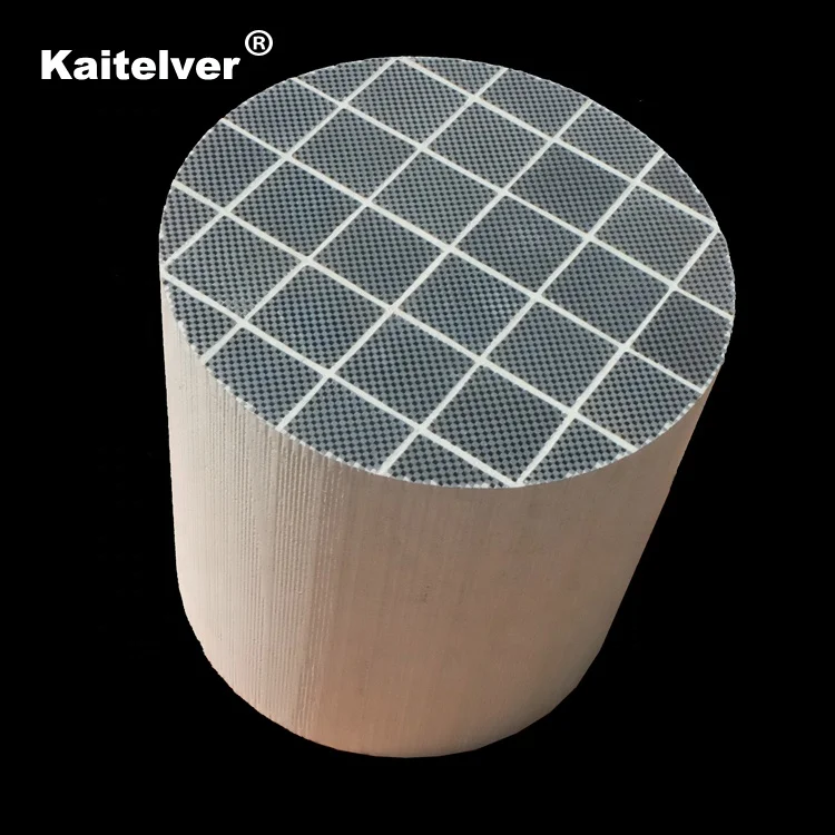 Customized metallic DPF platinum coated cordierite and silicon carbide diesel particulate filter for truck