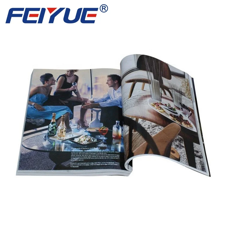 Custom full color brochure/leaflet/catalogue/booklet/magazine printing, cheap brochure, brochure printing services