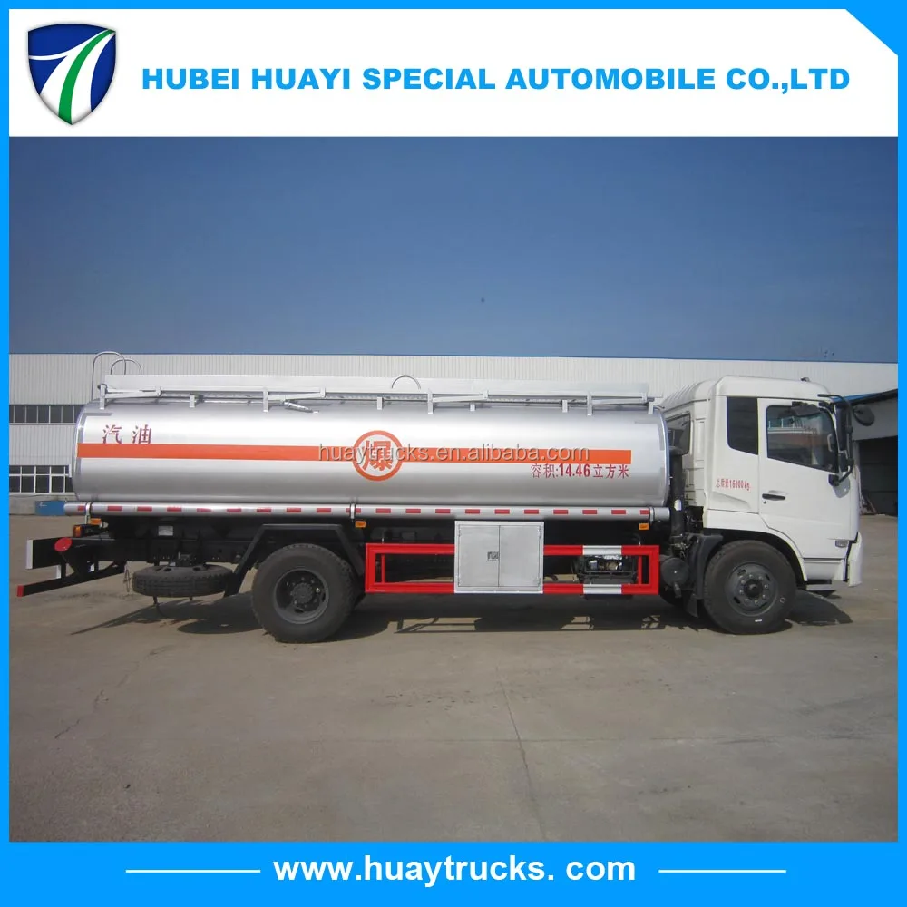 Китай емкость 15000L топлива автоцистерны, используемого топлива в автоцистерны используется нефть привозная