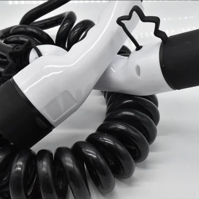 Electrical 16A 32A IEC 62196-2 double plug type 2 ev connector