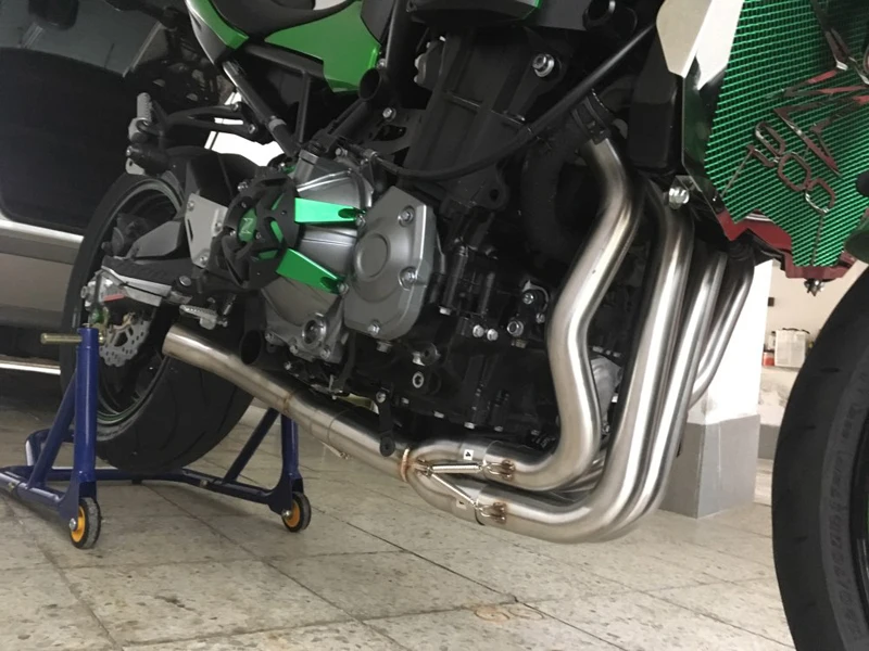 High performance motorcycle exhaust system for Kawasaki Z900 motos escape exhaust pipe exhaust modified
