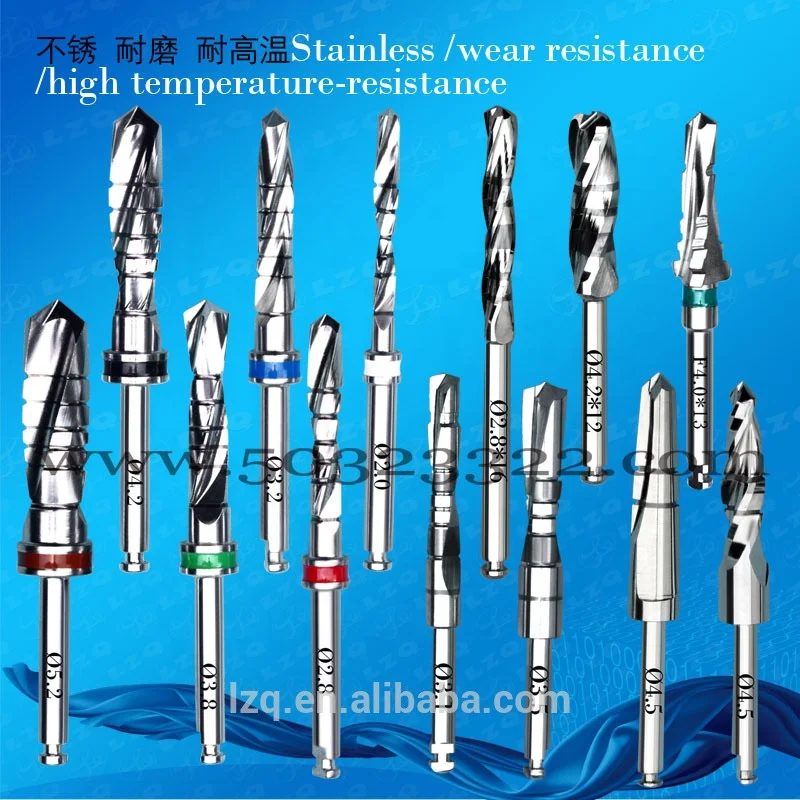 Производители стоматологических имплантов медицинская стоматологическая дрель для профиля имплантации