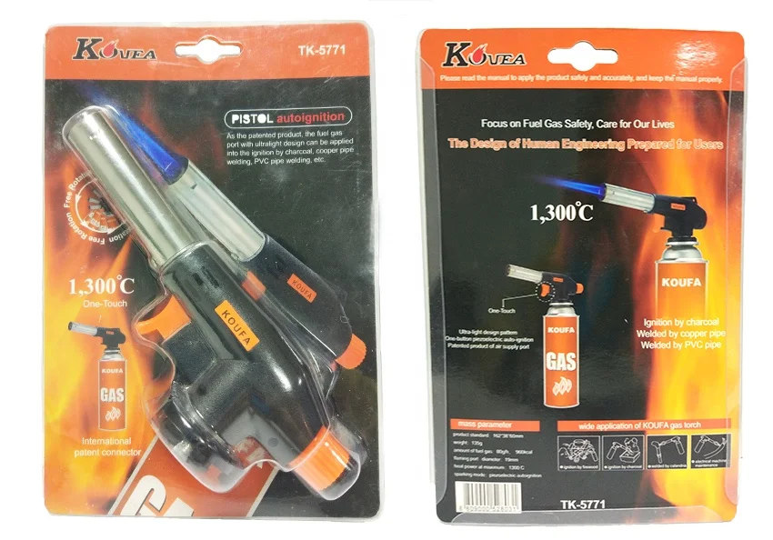 Pistol Alutoignition LPG Torch Flame Liter Thrower Treatment Gas Gun