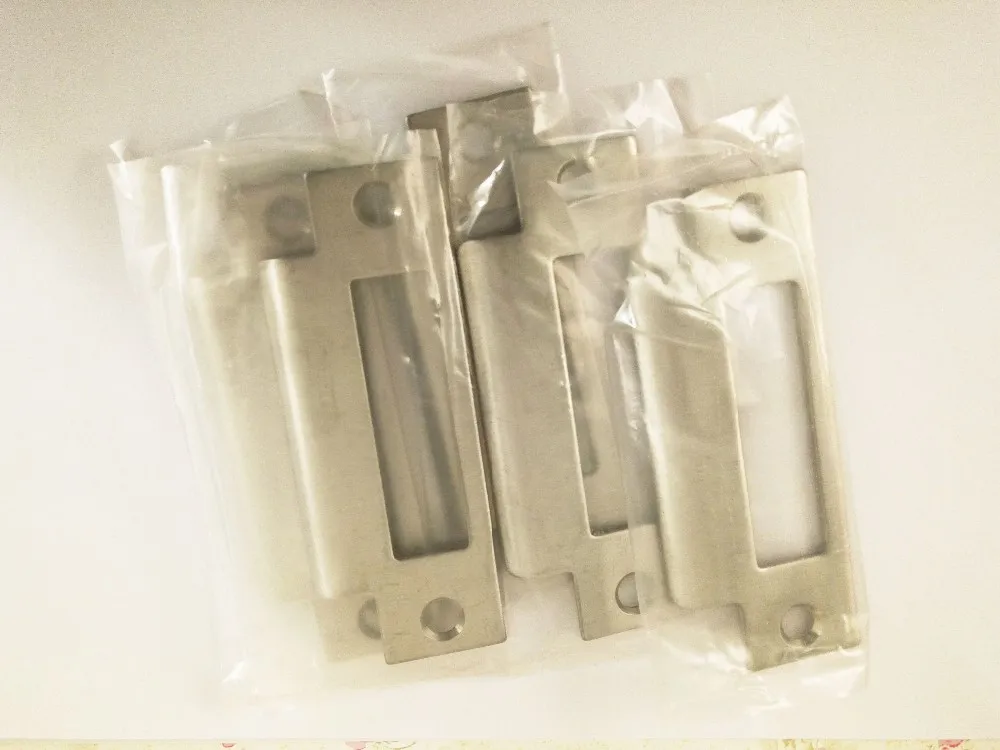 
OEM Custom stainless steel strike plates polishing door latch plate door strike plate 