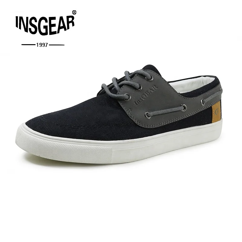 Men Breathable Slip on Canvas Casual Loafer Flat Deck Shoes