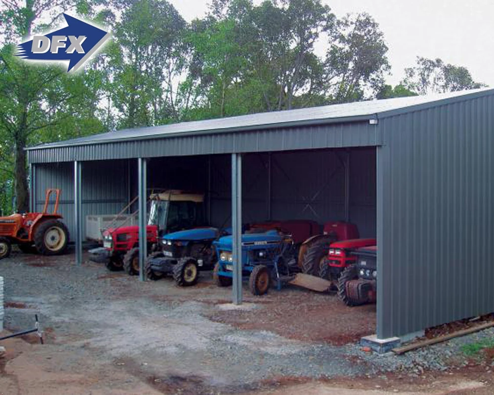 China Cheap Light Steel Frame Prefabricated Industrial Farm Metal Shed Kit