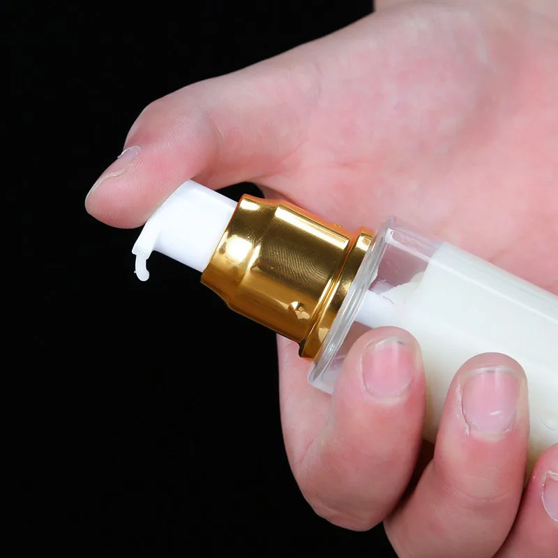 Cosmetic Containers Bottles 20ml 30ml Glass Spray Lotion Pump 40ml Empty Sample Packaging 50ml 60ml Refillable Emulsion Bottle