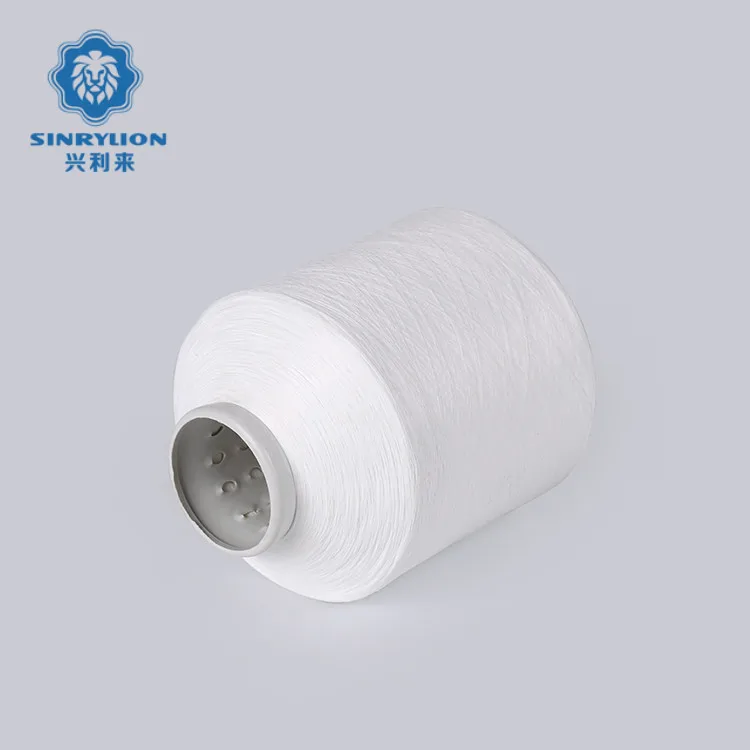 Выгодная покупка 70 денье/24F полностью тусклый белый нейлон 6 FDY нить швейная нить