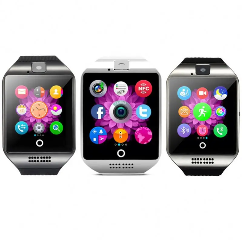 
2019 BT smartwatch wireless waterproof android WFI smart watch Wifi Waterproof q18 smart watch Q18 Smart Wrist Watch Phone 