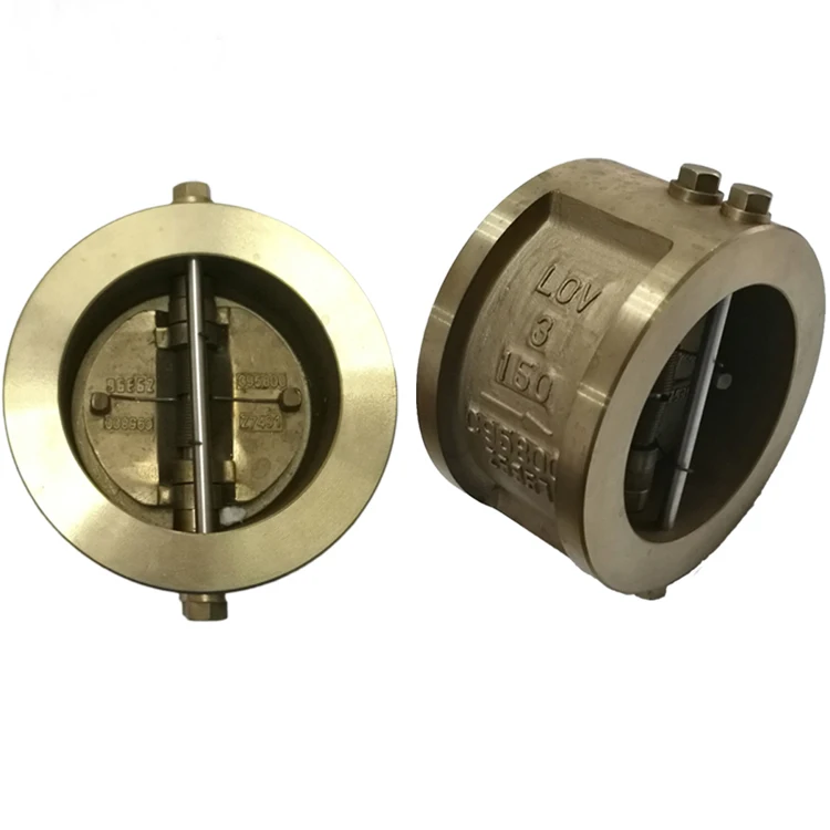 ANSI bronze dual plate check valve 4 inch flap check valve price