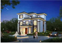 2019 New design elegant luxury prefab villa made in China