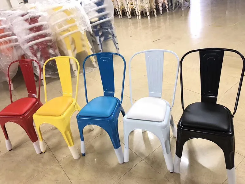 Industrial Modern Style Wood Round Table Cafe Chair Used Restaurant Furniture Set