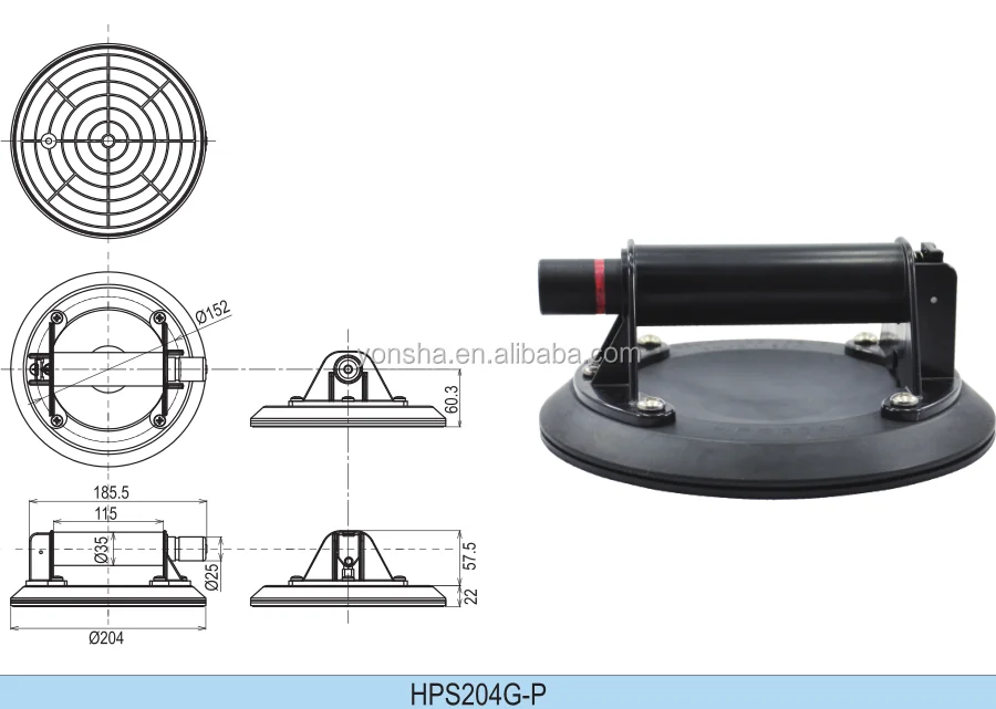 Вакуумные присоски для окон ручной подъемник