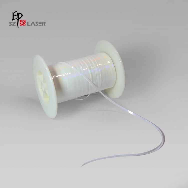 Легкий открытый прозрачный голографический лента с неровным краем для безопасности бренда