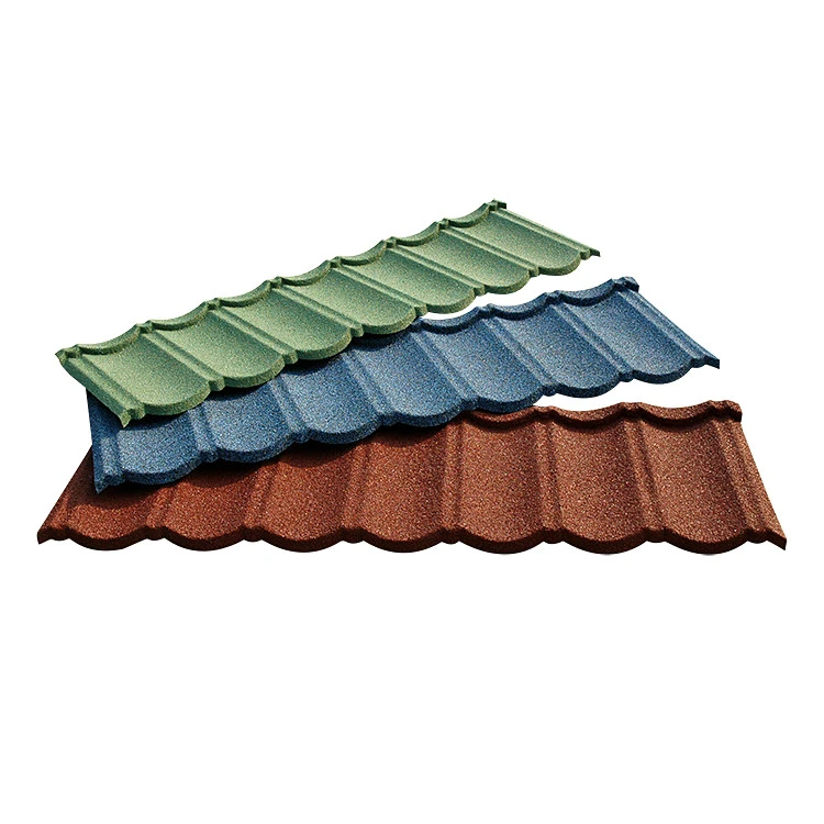 Interlocking Panels Classical Type Galvalume Color Stone Coated Metal Roof Tile