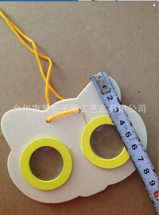 Interesting plane Wooden Magical Kaleidoscope glasses