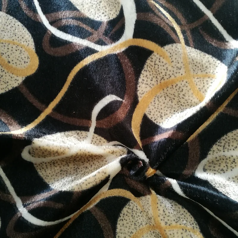 Factory price Cambodia style cheap 100 shiny polyester suede fabric