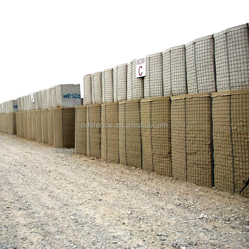 Mil5 2424 hesco барьер, военные песок стены hesco барьер