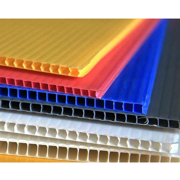 2-12Mm Colored Plastic Corrugated Divider Sheet Soundproof Corrugated Plastic Sheet Plastic Corrugated Sheet