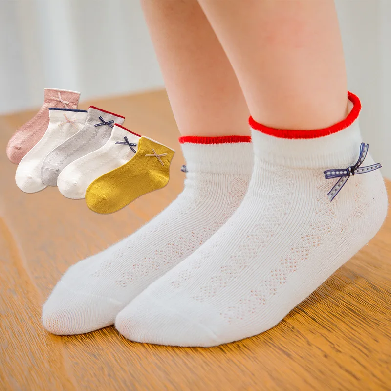 
Up-grade Summer cute bowknot baby cotton socks 