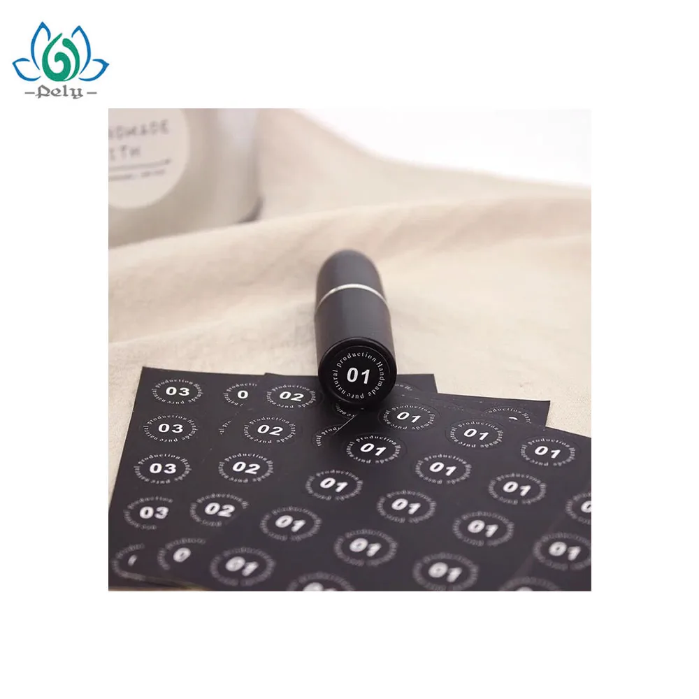 Горячая Распродажа индивидуальная черная косметика печатная бумажная наклейка этикетка
