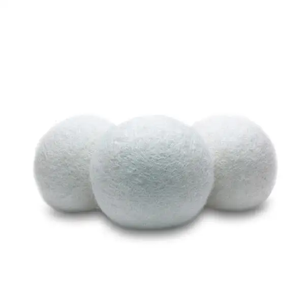 Amazon Good Review большой стопроцентная овечья шерсть эко шар для сушки белья фетр шар для стирки белья для сушки одежды