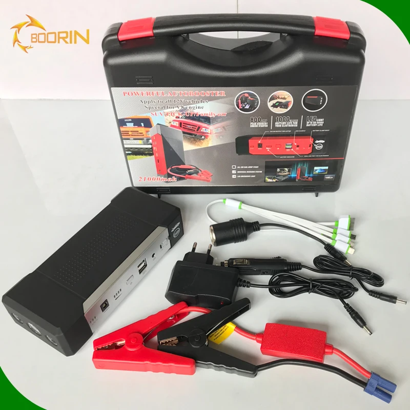 2019 emergency jump power bank start 12v 24v heavy duty 18000mah 20000mah waterproof car battery charger jump starter battery