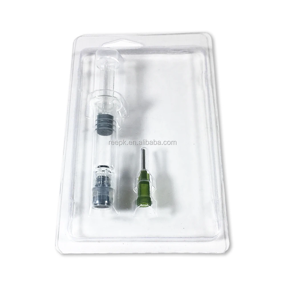 
Clear PVC PET Glass syringe Packaging Blister Packaging For 1ml glass syringe 