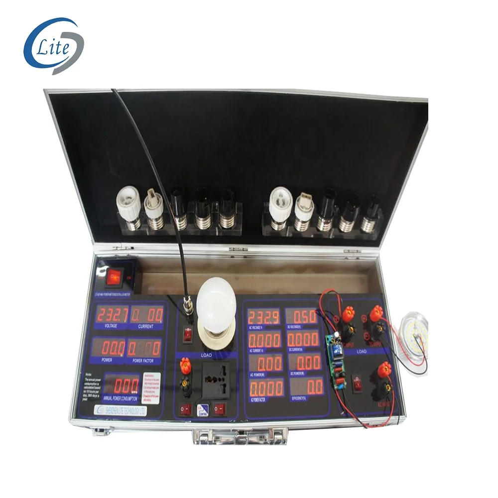LED Bulb Driver Power Meter LED Tester LUX Meter LED Test Box
