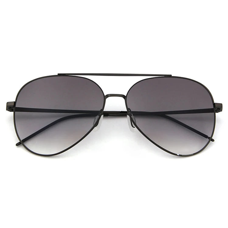 Custom Logo Polarized Brand High Quality Designer Alloy Gradient Sun glasses Sunglasses Men