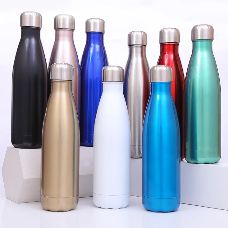Stainless steel insulate vacuum cola water bottle /personal bottles with custom logo