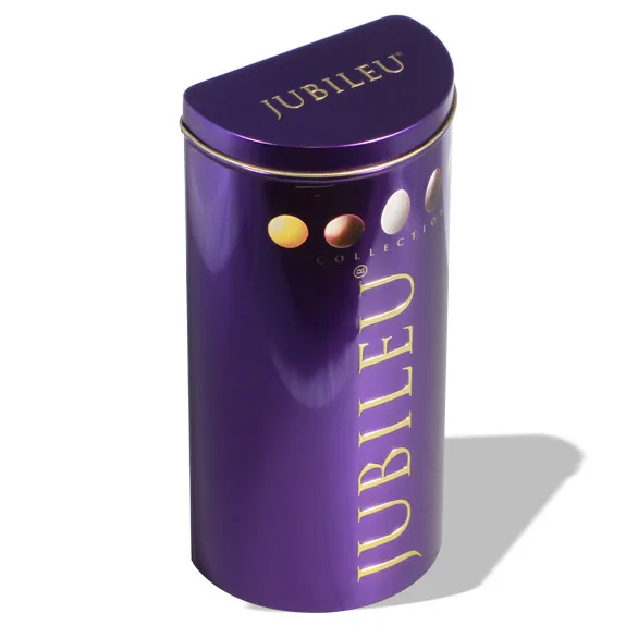 China Manufacturer Lovely Stainless Steel Oval Cake Tin Jar