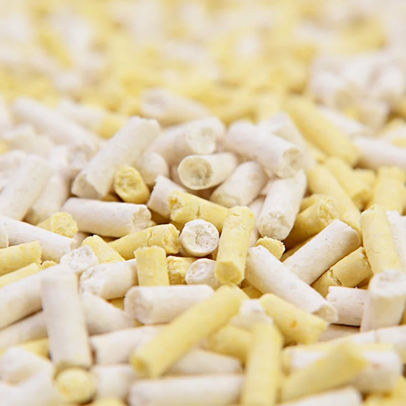 Оранжевый кошачий наполнитель Tofu, легко очищающий кошачий наполнитель, упаковка 6 л