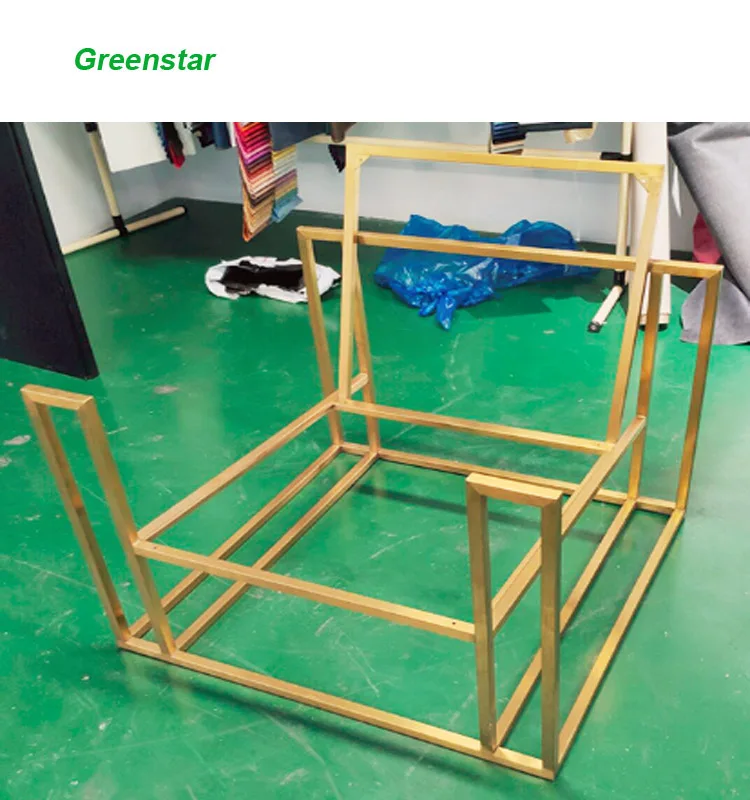 Greenstar Золотой розовое золото цвет гальваническое покрытие мебельная фурнитура стул диванные металлические части опорной рамы