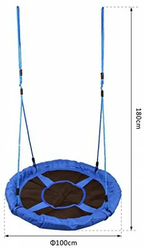 95cm Blue Round Mat Nest Swing