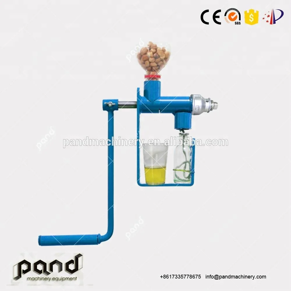 small hand groundnut oil expeller/homeuse manual oil press machine