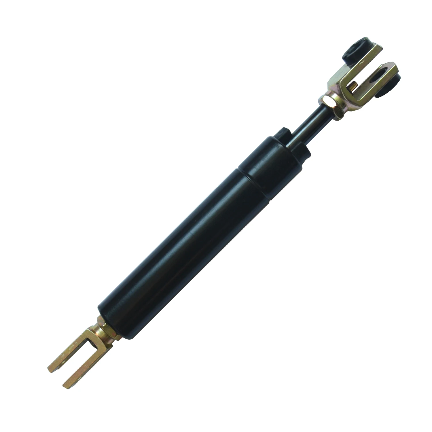 Gas compression spring with adjustable force/ locking compression gas strut