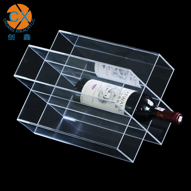 Рекламные Горячие Оптовые бутылки акриловые Коктейльная стойка вина