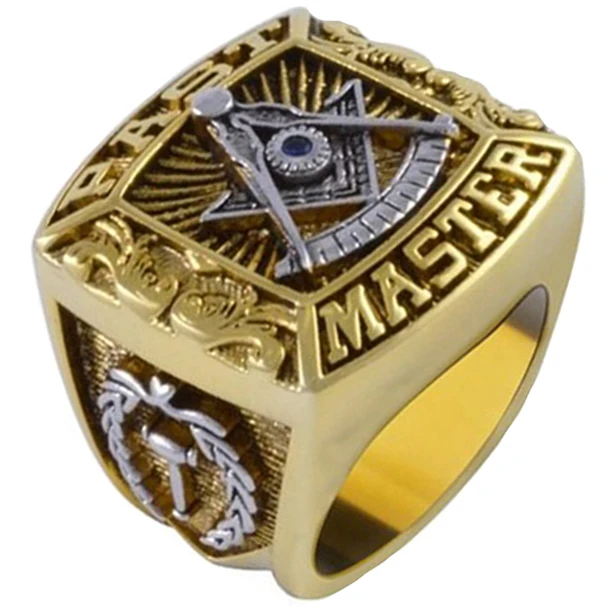 unique master mason Masonic championship rings knight templar masonic rings