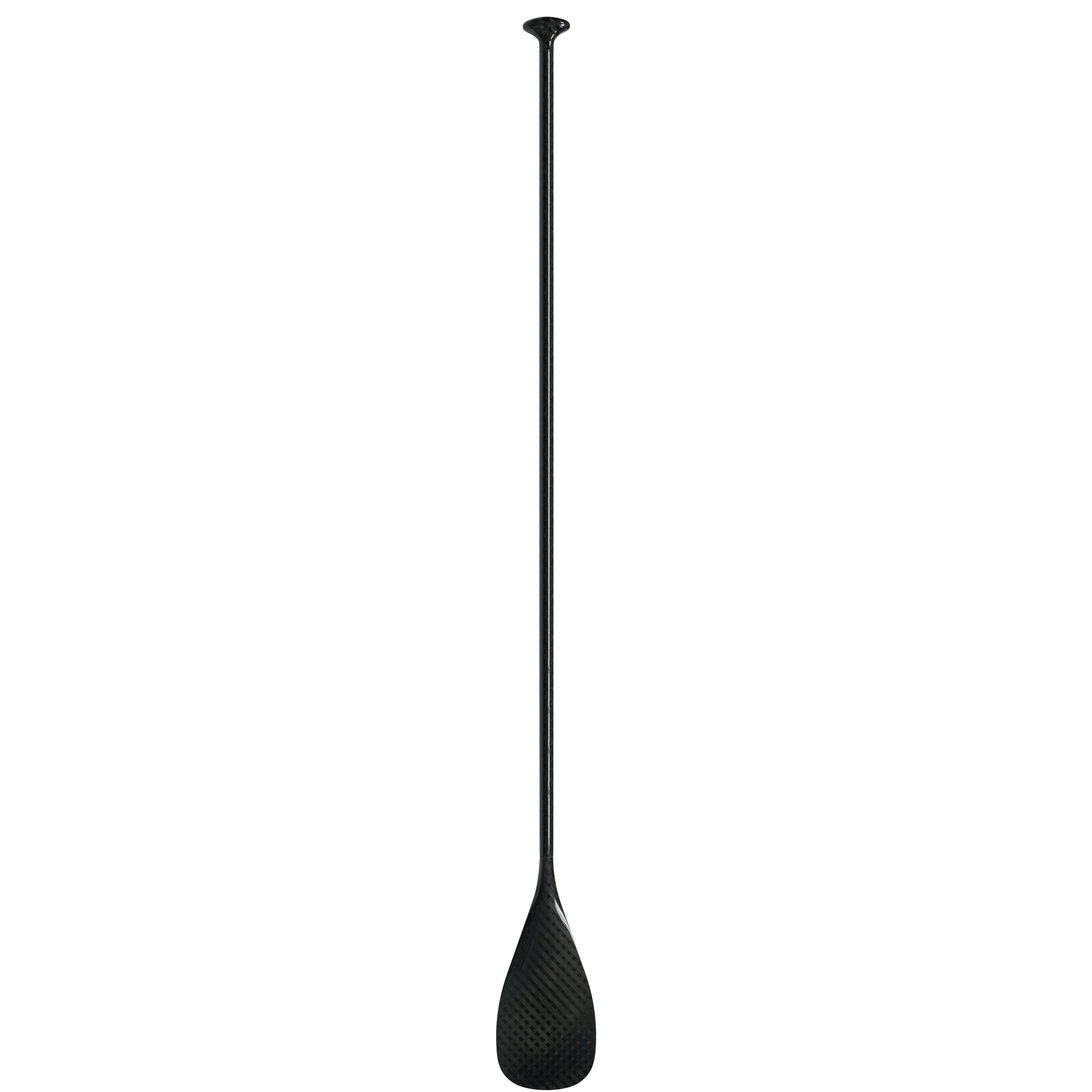 12k glossy black plaid grain carbon sup paddle for body board