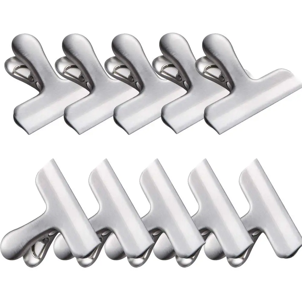 Stainless Steel Chip Bag Clips for Food Coffee Paper Stainless Steel Chip Bag Clips