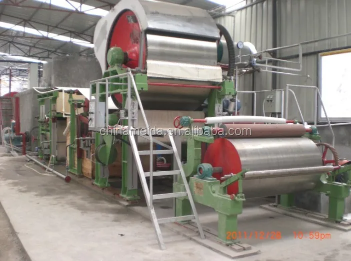 Good price waste paper recycling making machine for producing toilet napkin tissue paper