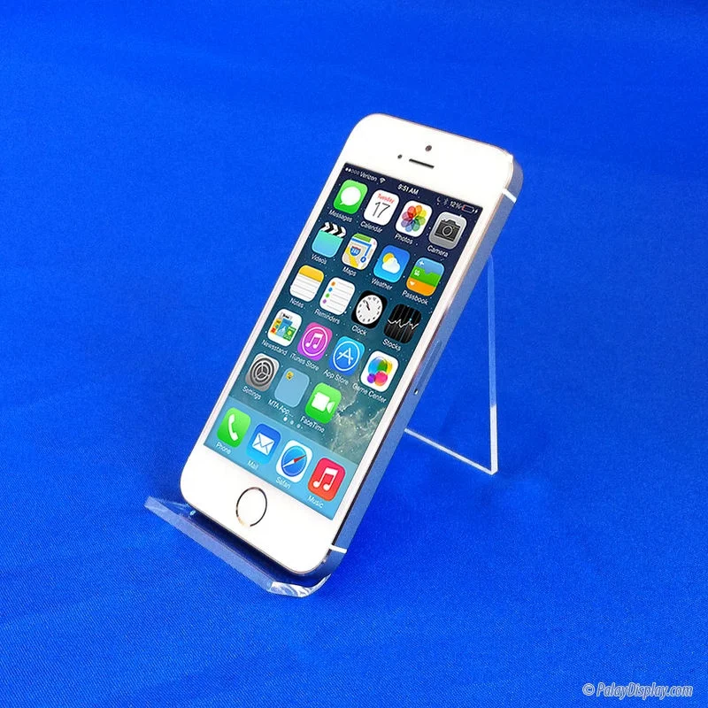 Promotion clear acrylic mobile phone cell phone display stand for iphone