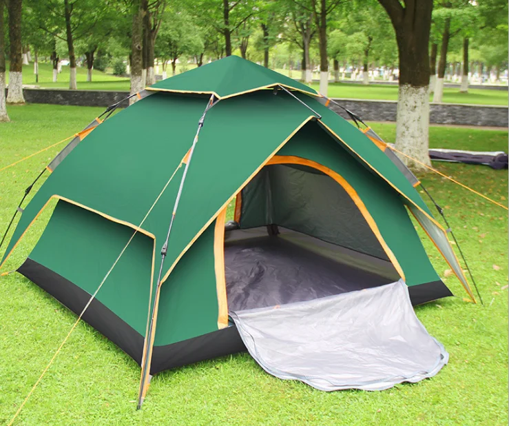 
Camping Waterproof Tent 3-4 Person Fully Automatic Double Layer Outdoor Tent 