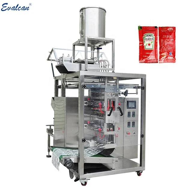 Automatic Vertical Sachet Bag Filling Packing Machine for Ketchup Tomato Sauce
