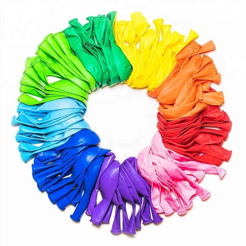2019  new production  hot sale  natural   latex   9  inch  1.8g colourful   round balloons for entertainment party decoration